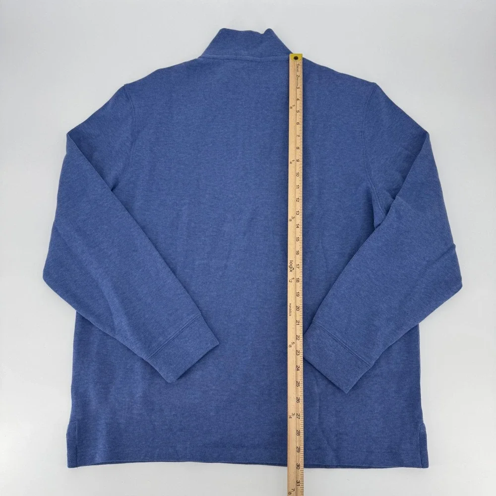 Polo Ralph Lauren Mens XL Blue Quarter-Zip Pullover Sweater NWT 710857873027